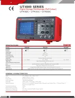 Preview for 3 page of UNI-T UT 4000 Series Brochure & Specs