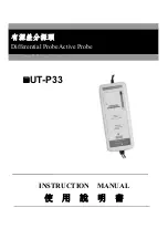 UNI-T UT-P33 Instruction Manual preview