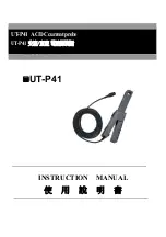 Предварительный просмотр 1 страницы UNI-T UT-P41 Instruction Manual