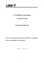 Preview for 2 page of UNI-T UT-P43 Series Instruction Manual