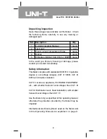 Preview for 4 page of UNI-T UT106 Operating Manual