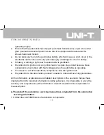 Предварительный просмотр 13 страницы UNI-T UT108 Operating Manual