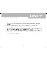 Предварительный просмотр 23 страницы UNI-T UT108 Operating Manual