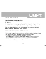 Предварительный просмотр 25 страницы UNI-T UT108 Operating Manual