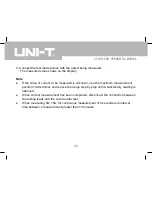 Предварительный просмотр 28 страницы UNI-T UT108 Operating Manual