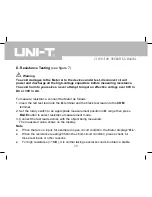 Предварительный просмотр 30 страницы UNI-T UT108 Operating Manual