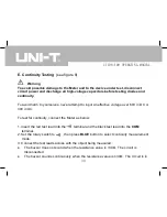 Предварительный просмотр 32 страницы UNI-T UT108 Operating Manual