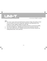 Предварительный просмотр 36 страницы UNI-T UT108 Operating Manual