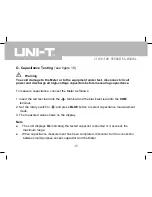 Предварительный просмотр 38 страницы UNI-T UT108 Operating Manual