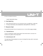 Предварительный просмотр 49 страницы UNI-T UT108 Operating Manual