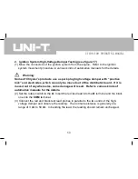 Предварительный просмотр 62 страницы UNI-T UT108 Operating Manual