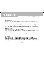 Предварительный просмотр 72 страницы UNI-T UT108 Operating Manual