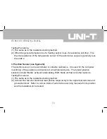 Предварительный просмотр 75 страницы UNI-T UT108 Operating Manual