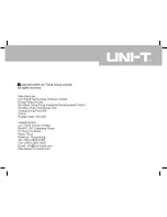 Предварительный просмотр 95 страницы UNI-T UT108 Operating Manual