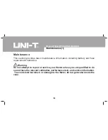 Предварительный просмотр 34 страницы UNI-T UT10A Operating Manual