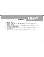 Предварительный просмотр 35 страницы UNI-T UT10A Operating Manual