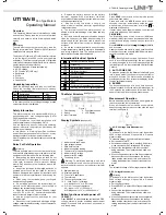 Preview for 1 page of UNI-T UT118A Operating Manual