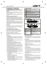 UNI-T UT12 Series User Manual preview