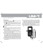 Preview for 26 page of UNI-T UT181A Operating Manual