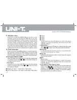 Preview for 33 page of UNI-T UT181A Operating Manual