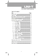 Предварительный просмотр 1 страницы UNI-T UT2000 series Operating Manual