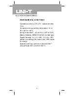 Preview for 4 page of UNI-T UT2000 series Operating Manual