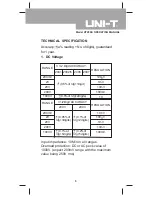 Предварительный просмотр 5 страницы UNI-T UT2000 series Operating Manual