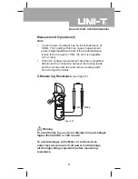 Preview for 17 page of UNI-T UT201 Operating Manual