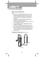 Preview for 20 page of UNI-T UT201 Operating Manual