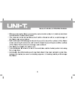 Preview for 9 page of UNI-T UT203 Operating Manual