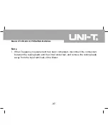 Preview for 28 page of UNI-T UT203 Operating Manual