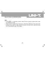 Preview for 32 page of UNI-T UT203 Operating Manual