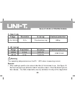 Preview for 41 page of UNI-T UT203 Operating Manual