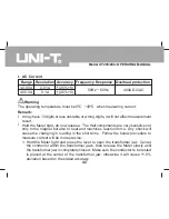 Preview for 43 page of UNI-T UT203 Operating Manual