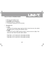 Preview for 44 page of UNI-T UT203 Operating Manual