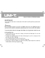 Preview for 45 page of UNI-T UT203 Operating Manual