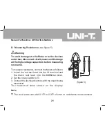 Preview for 21 page of UNI-T UT205A Operating Manual