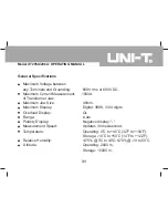 Preview for 31 page of UNI-T UT205A Operating Manual