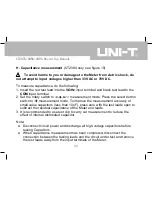 Preview for 34 page of UNI-T UT207A Operating Manual