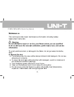 Preview for 44 page of UNI-T UT207A Operating Manual