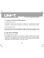 Предварительный просмотр 18 страницы UNI-T UT211 Operating Manual