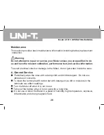 Предварительный просмотр 26 страницы UNI-T UT211 Operating Manual