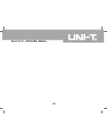 Предварительный просмотр 29 страницы UNI-T UT211 Operating Manual