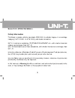 Preview for 5 page of UNI-T UT212 Operating Manual