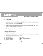 Preview for 20 page of UNI-T UT212 Operating Manual