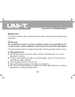 Preview for 26 page of UNI-T UT212 Operating Manual