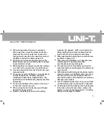 Preview for 7 page of UNI-T UT231 Operating Manual