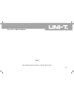 Preview for 42 page of UNI-T UT232 Operating Manual