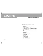 Preview for 43 page of UNI-T UT232 Operating Manual