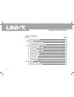 Preview for 3 page of UNI-T UT233 Operating Manual